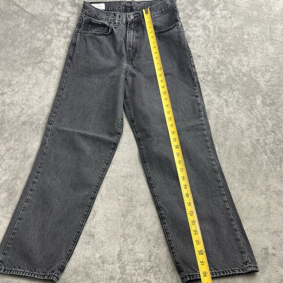 Gap Jeans Mens 28x28” Faded Black Baggy Fit Denim Y2K Skater Grunge Pants - Picture 2 of 14